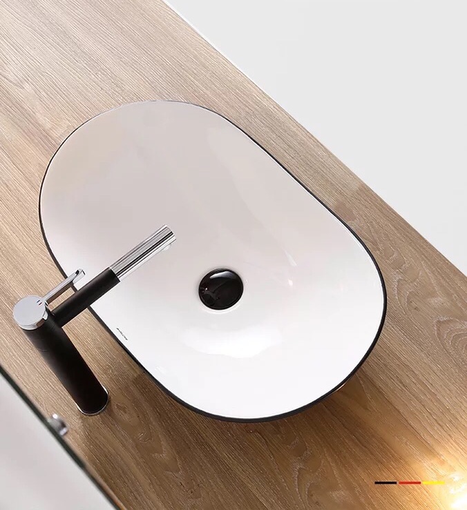 Chậu Lavabo rửa mặt đặt bàn cao cấp EBEC LV-03