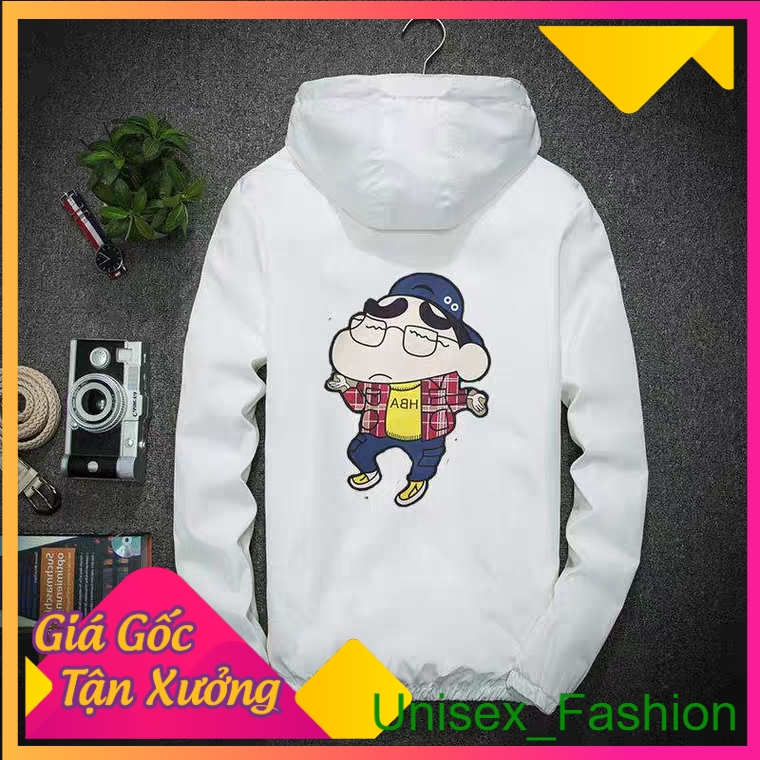 [HCM]Áo Khoác Dù Nam Nữ in Hoạt Hình Shin Ngộ Nghĩnh Đáng Yêu Đang Hot Teen 2020