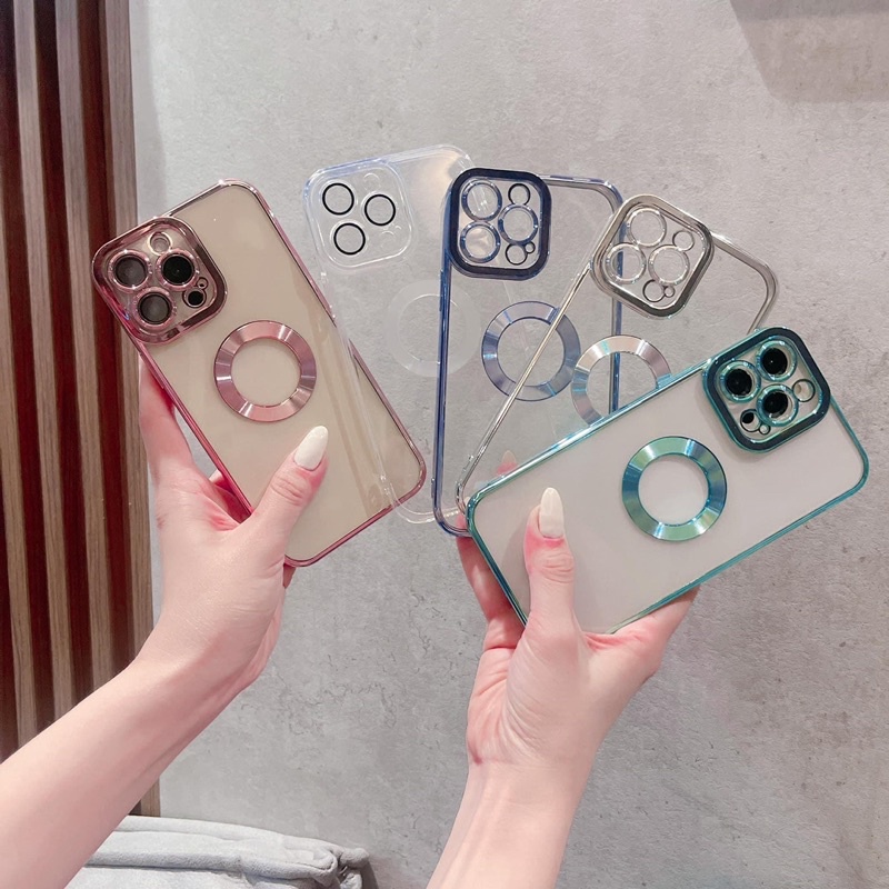 Ốp Lưng Iphone Hở táo Mạ Điện 6D Viền Xi Vuông Khung Bảo Vệ Camera 7plus 8plus/ X /XsMax /11 /12 /13 /14 pro plus promax