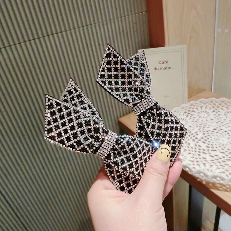 ✨✨✨ Cặp tóc nơ đính hạt siêu lấp lánh ✨✨