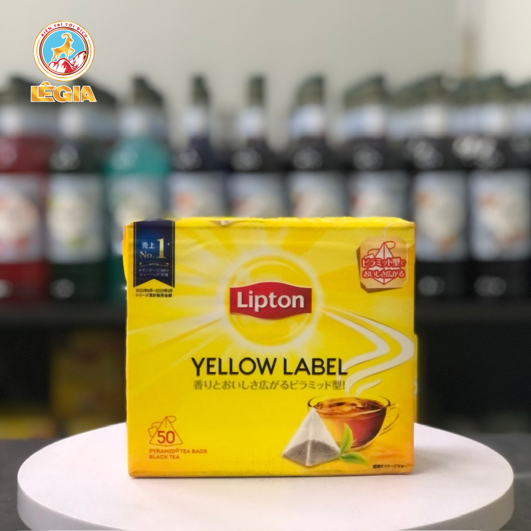 TRÀ LIPTON NHÃN VÀNG NHẬT HỘP 50 GÓI DATE MỚI