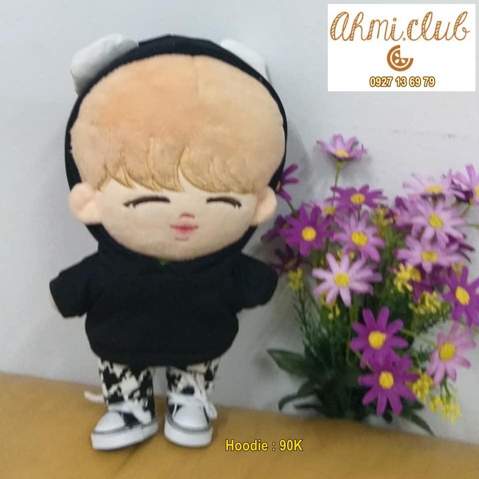 Outfit doll 20 kpop áo hoodie có tai