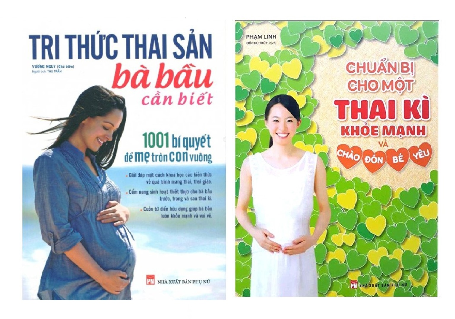 Sách Combo: Tri Thức Thai Sản Bà Bầu Cần Biết + Chuẩn Bị Cho Một Thai Kì Khỏe Mạnh Và Chào Đón Bé Yêu - Mhbooks tặng sách thường thức