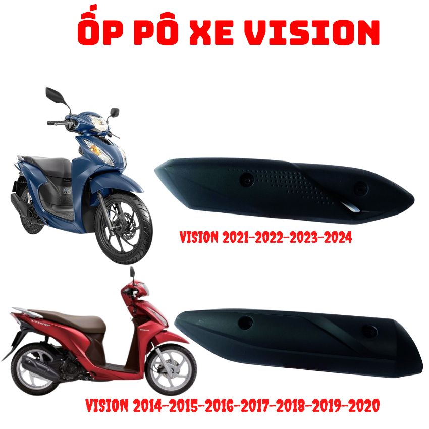 ốp pô xe vision 2021-2023, vision 2014-2020