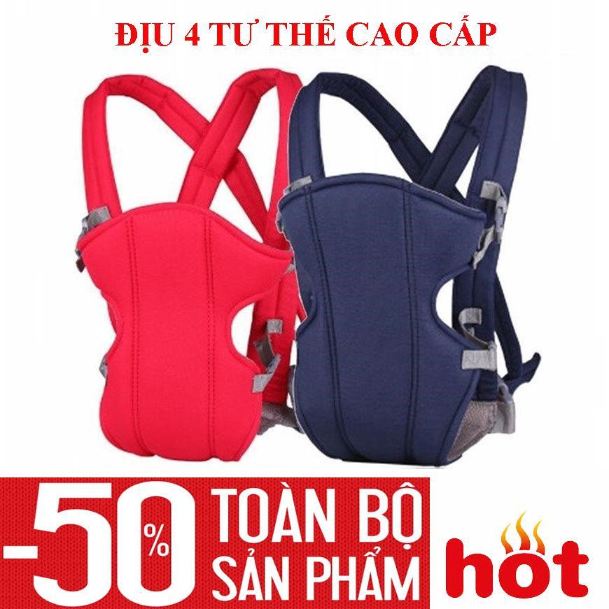 Đai mang em bé chắc chắn, địu em bé 4 tư thế đa năng, mang trẻ đi chơi trở nên dễ dàng - Sản phẩm chất lượng cao khuyến mại cực sốc 50%
