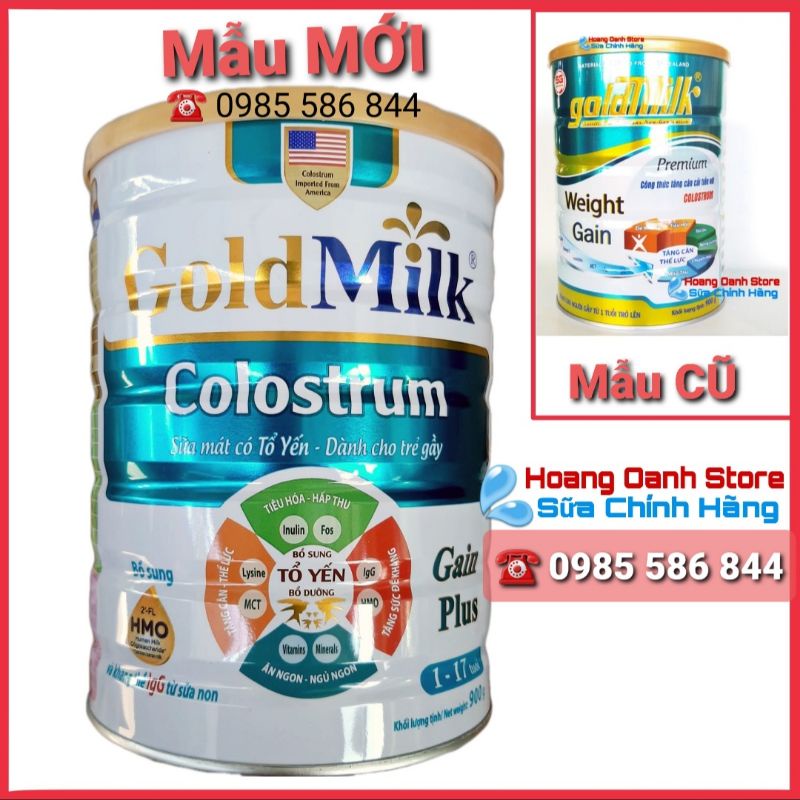 Sữa Tăng Cân Dành Cho Người Gầy Goldmilk 900G