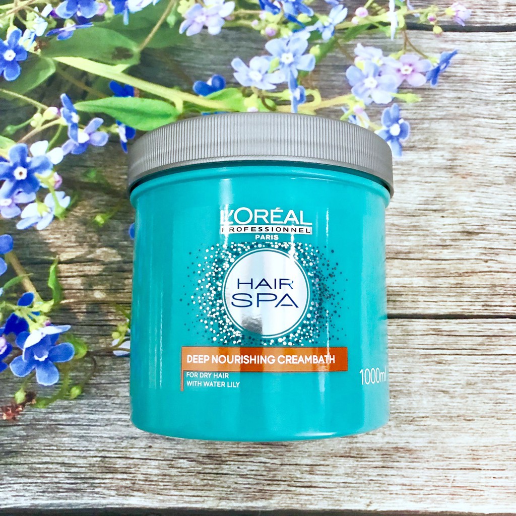 DẦU HẤP L'ORÉAL HAIR SPA NUÔI DƯỠNG TÓC SUÔN MƯỢT 1000ML