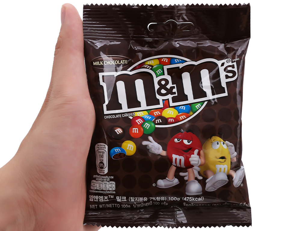 Kẹo socola sữa M&Ms gói 100g - Ban le 77