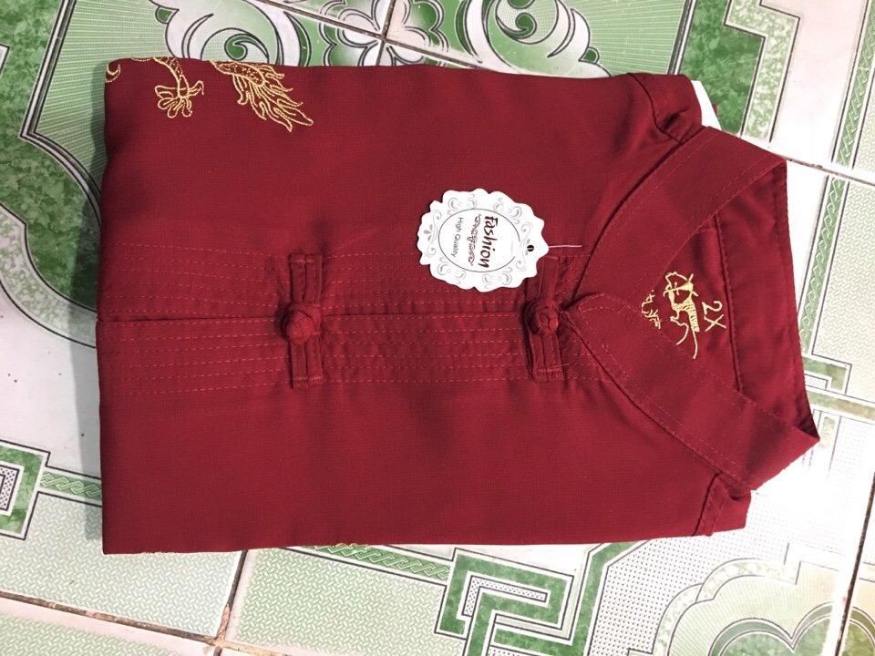 Áo tiều thêu tay rồng phượng cao cấp