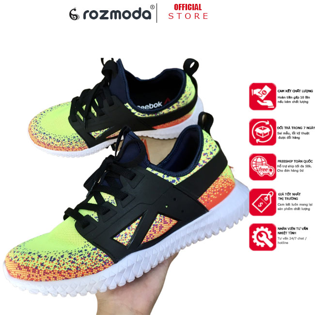 [HÀNG CAO CẤP CHƠI TẾT] Giày sneaker nam thể thao chạy bộ để cao su cao cấp Reebok running ride 2.0