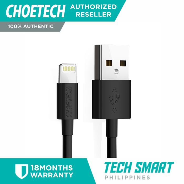 [HCM]Cáp sạc lightning có chứng nhận MFI của Apple CHOETECH. 06m và 12m. Bảo hành trọn đời