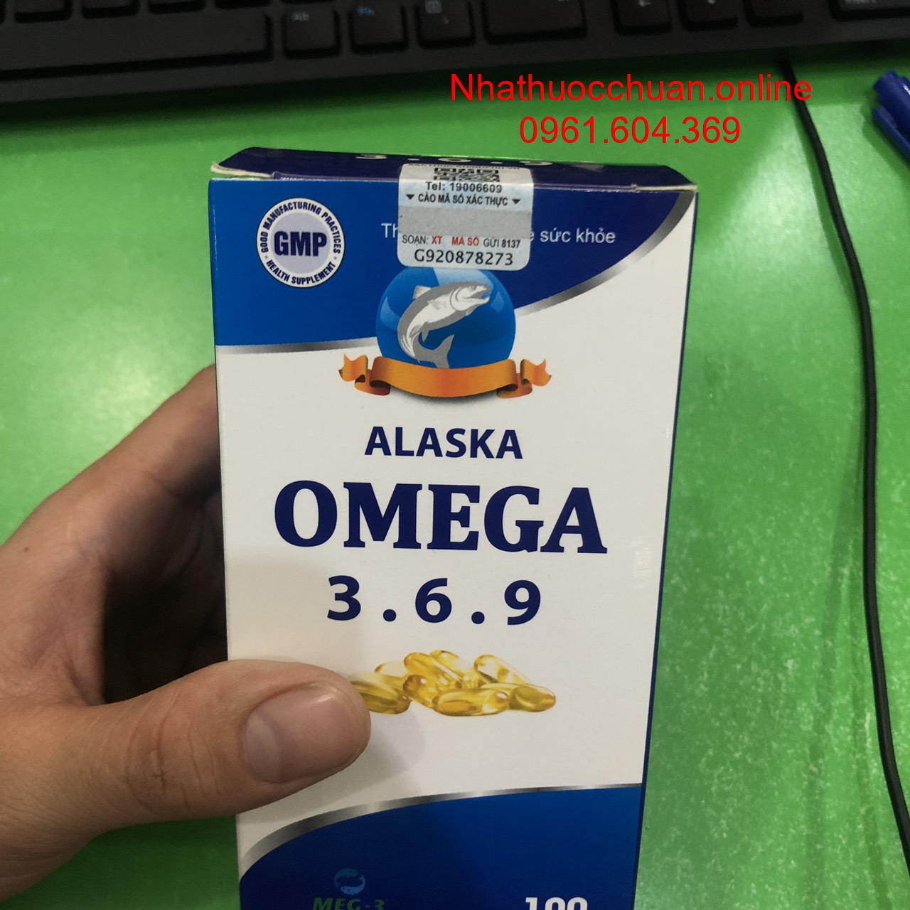 Dầu cá Alaska Omega 3.6.9 lọ 100 viên