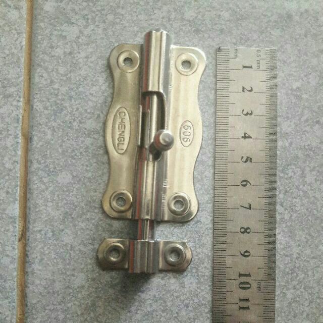 Chốt inox chengli 606 10cm cao cấp
