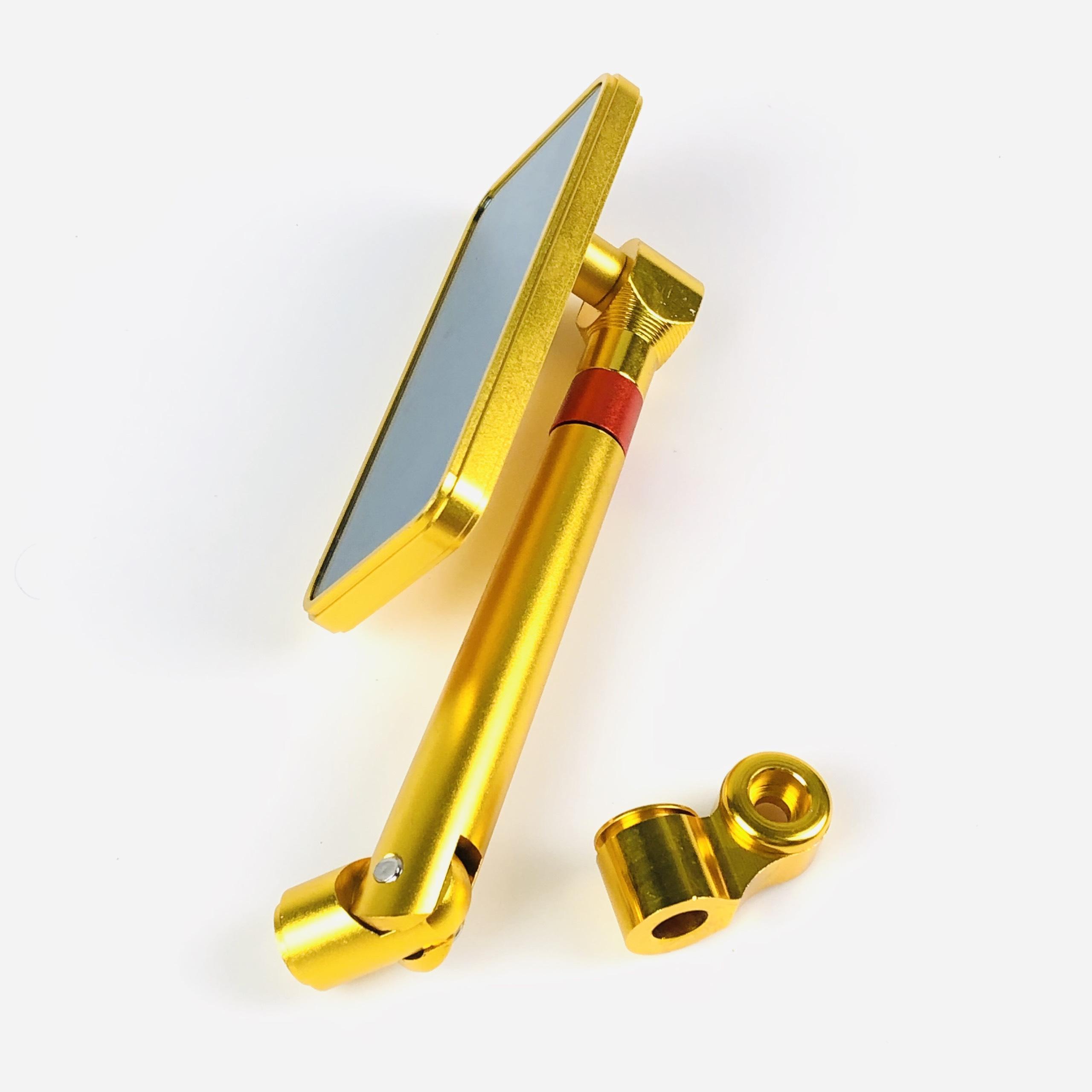 [HCM]Gương xe máy kiếng chiếu hậu RIZ0MA nhập khẩu cao cấp dùng cho xe SH Vario Exciter...và các loại xe khác màu vàng bên trái Motorsaigon