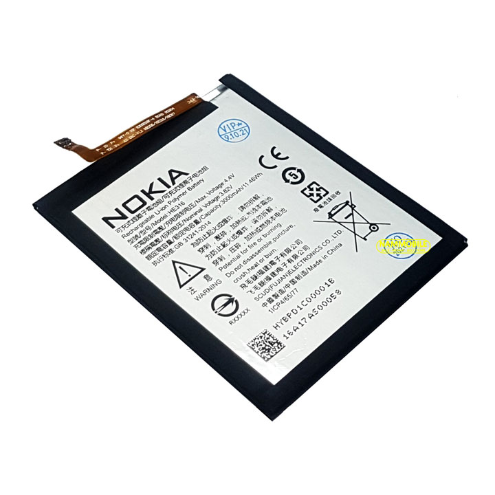 Pin Nokia 6 HE316 3000mAh Zin + Tặng Siu Dán Pin + FreeShip
