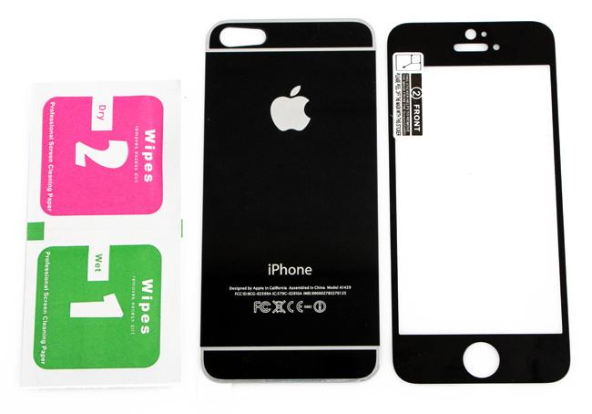 (MÀU ĐEN) - Combo kính cường lực mặt trước và mặt sau dành cho Iphone 6/6S/6Pplus/6splus/7/8/7plus/8plus/X - thegioisilevip