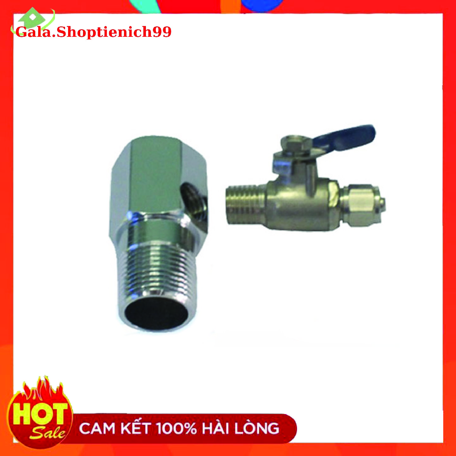 Van Bình Áp Máy Lọc Nước / Van Khóa Đầu Vào inox Dùng Cho Các Loại Máy Lọc Nước RO.