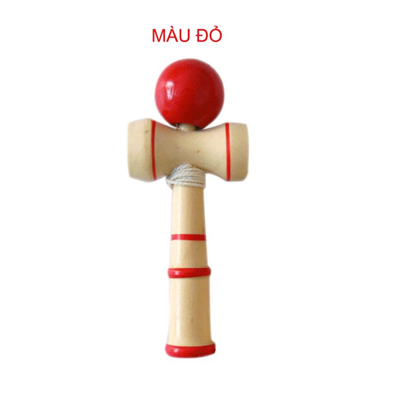 đồ chơi tung hứng kendama làm bằng gỗ tự nhiên, loại nhỏ dcg.kd3 (đường kính bóng d3cm) 1
