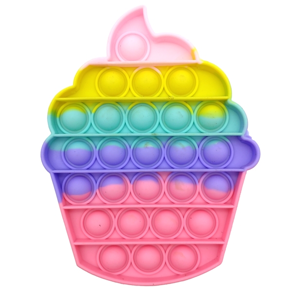 Đồ chơi pop it nhiều màu 6901 - hình cupcake