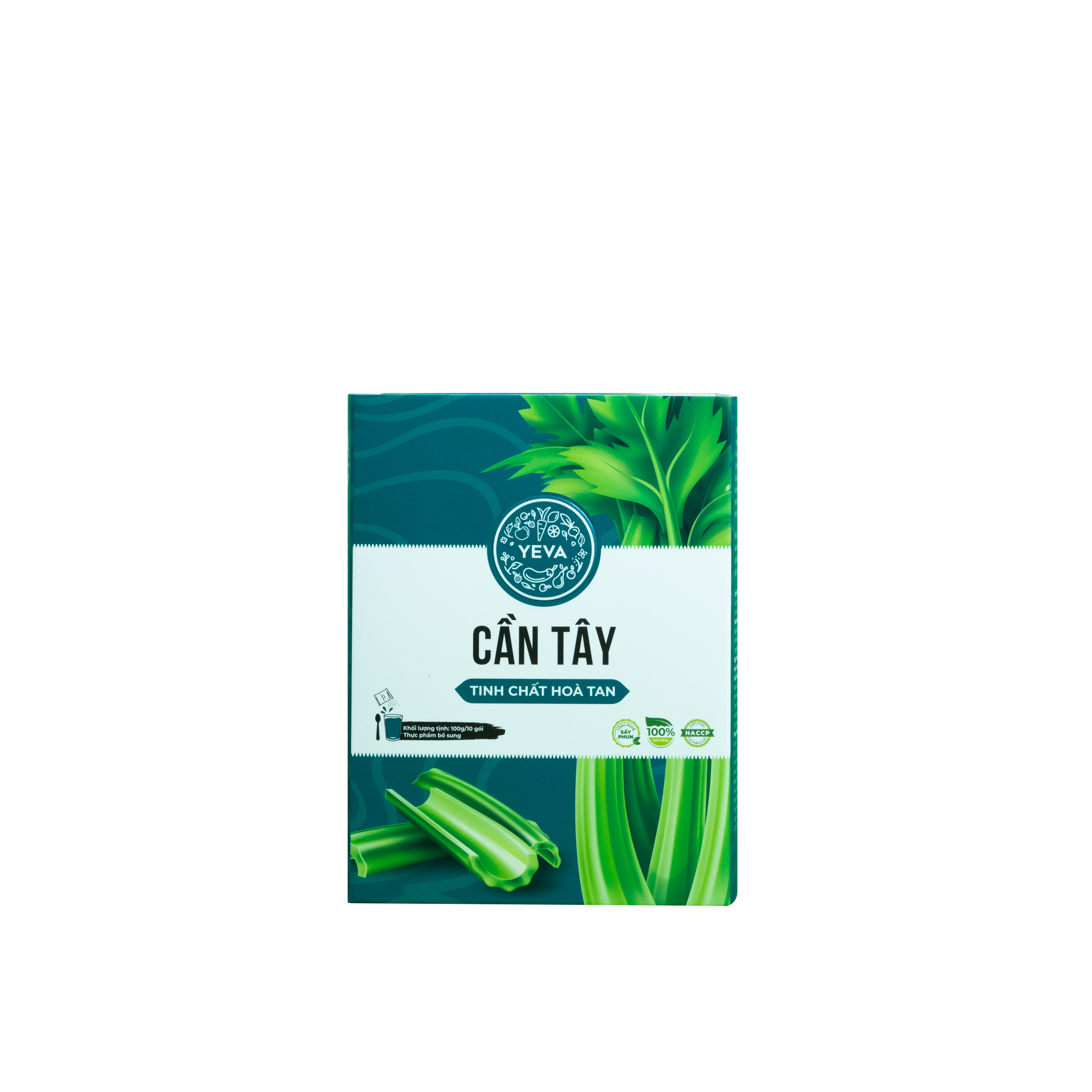 Bột tinh chất cần tây yeva - hộp 10 gói