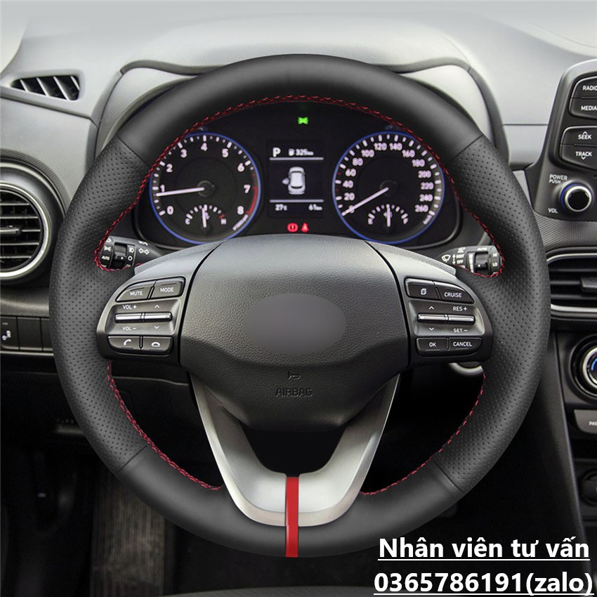 Bọc vô lăng xe hyundai elantra 2019-2021