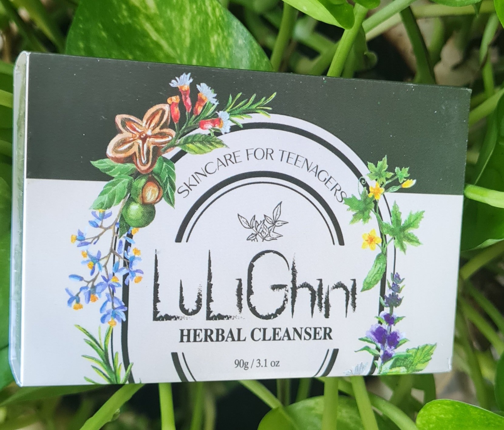 Xà bông rửa mặt thảo dược Lulighini