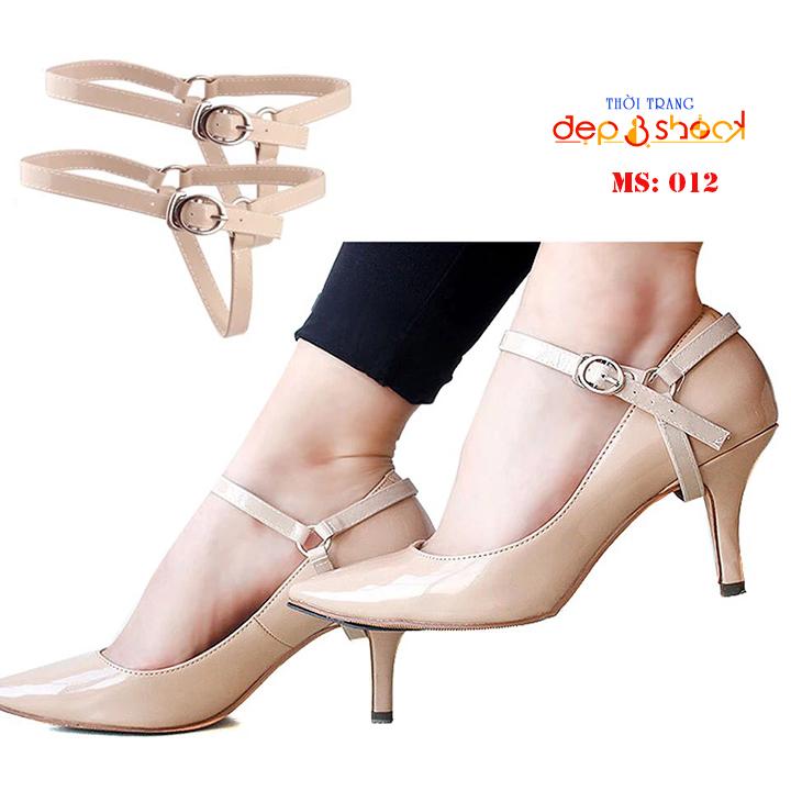 [HCM]Quai giày chống rộng chống tuột gót chân phụ kiện trang trí thay thế lót gót giày rộng mang được nhiều kiểu nhiều màu - 3