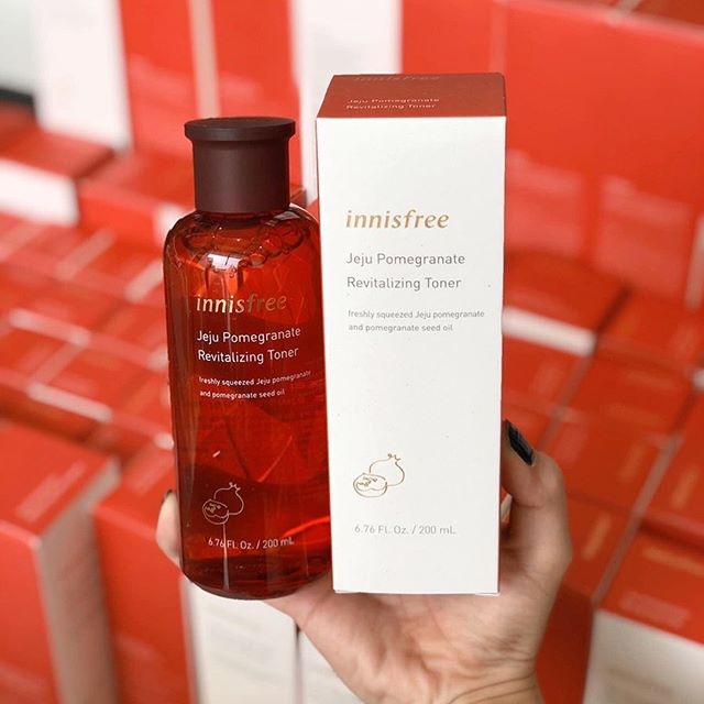 NƯỚC HOA HỒNG TẨY TRANG TONER LỰU ĐỎ INNISSFREE