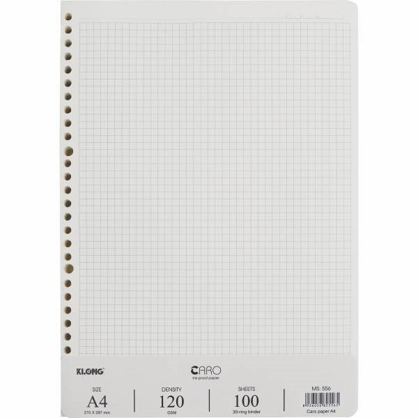 Ruột / bìa sổ còng giấy refill caro a5 b5 a4 110gsm 100 tờ klong
