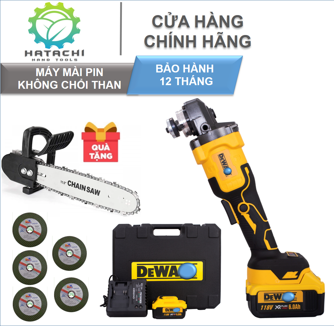 Máy mài pin - máy mài pin không chổi than - pin 10 cell cao cấp