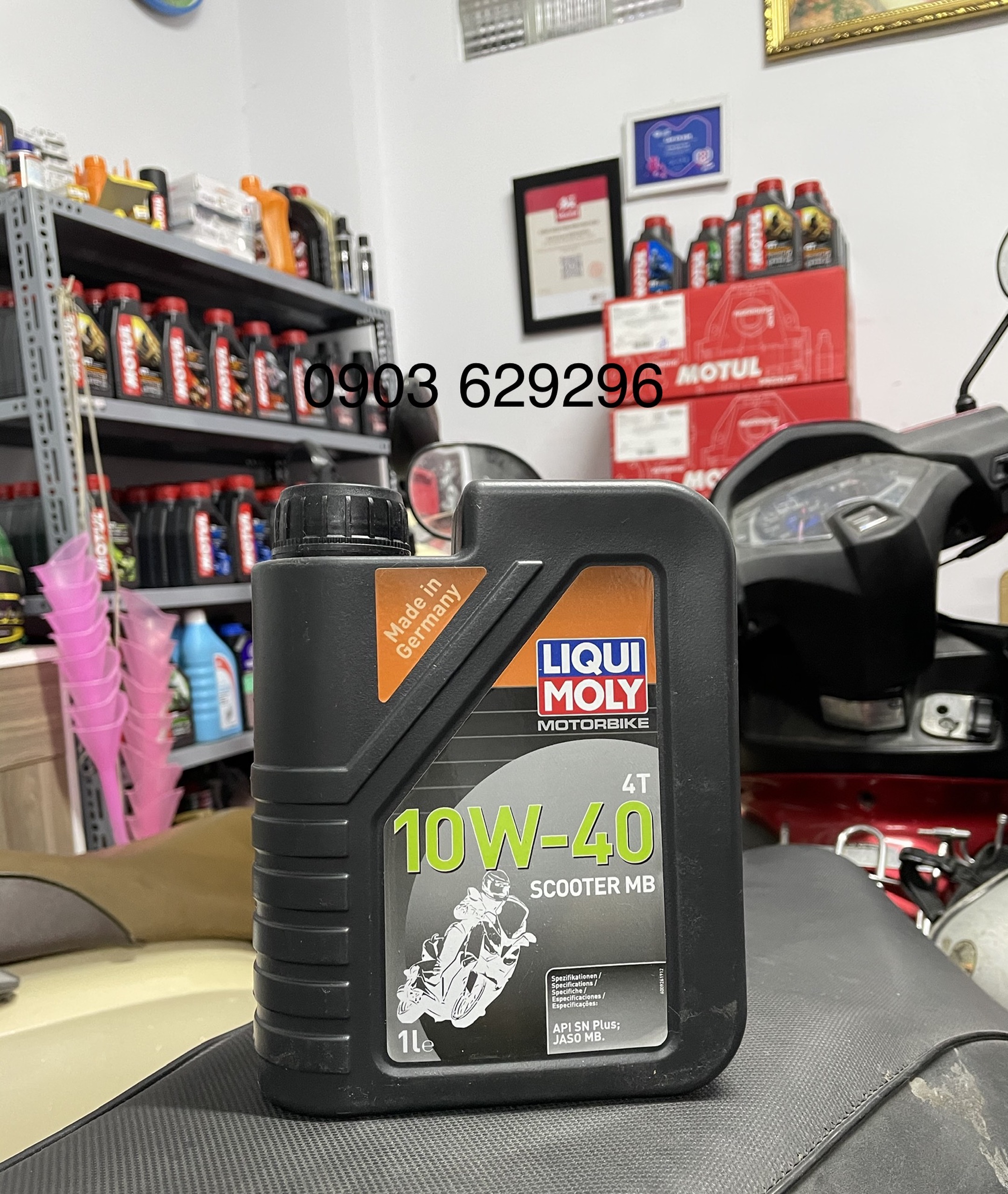 Dầu nhớt xe ga Liqui Mobi Scooter 10W40 20832 1 lít SL MB