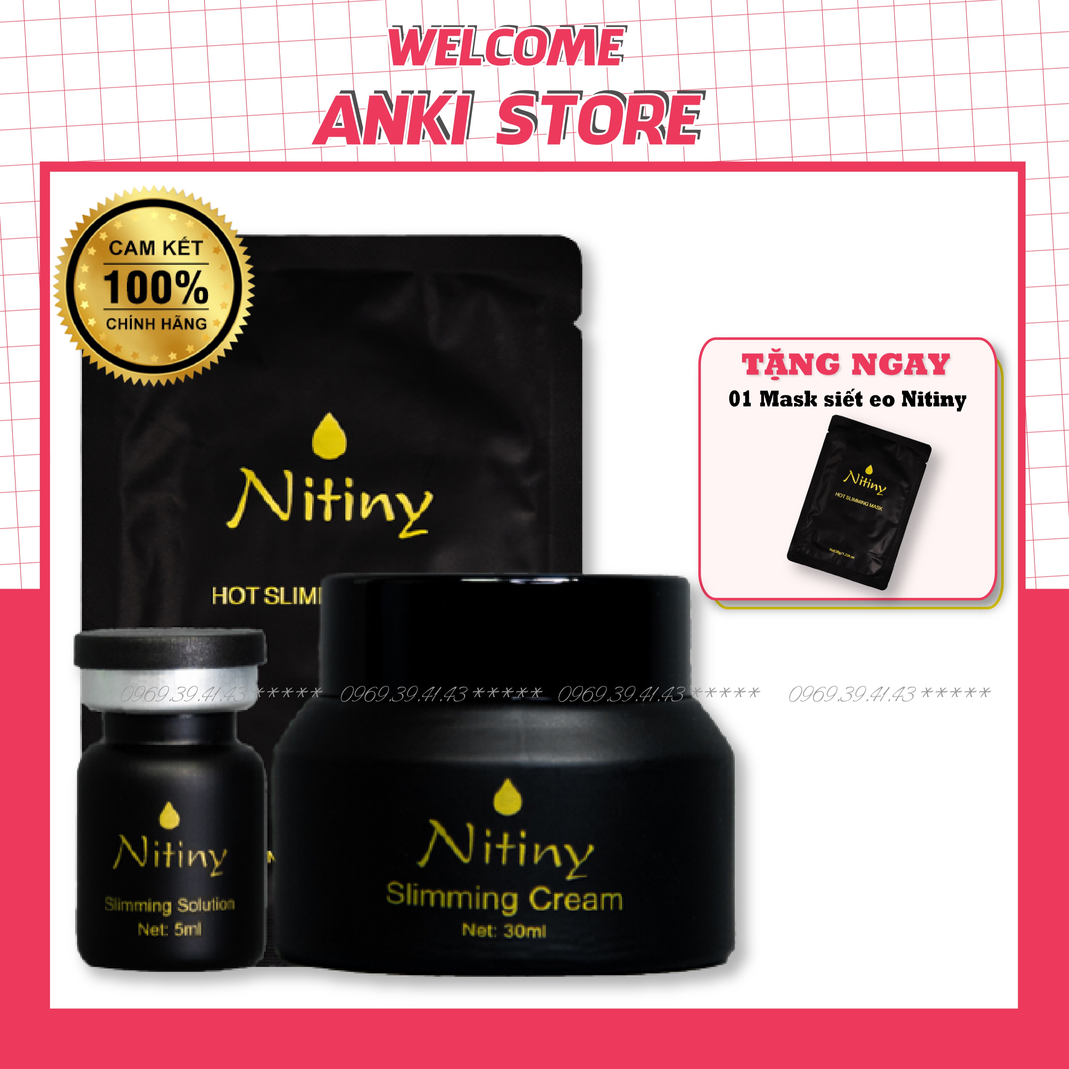 Giảm cân nhỏ cuống rốn Nitiny Hàn Quốc