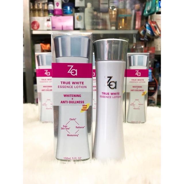 Chính hãng Tinh chất dưỡng trắng da 3 trong 1 ZA LOTION TRUE WHITE CHÍNH HÃNG
