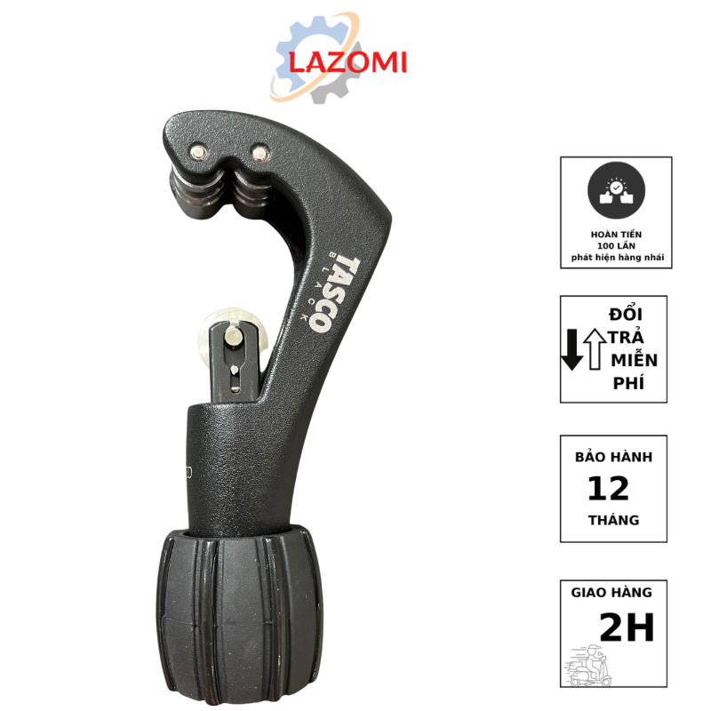 Dao cắt ống đồng cỡ trung Tasco black TB31N có trợ lực lò xo / Lưỡi dao thay thế TB22N-B lazomi tools