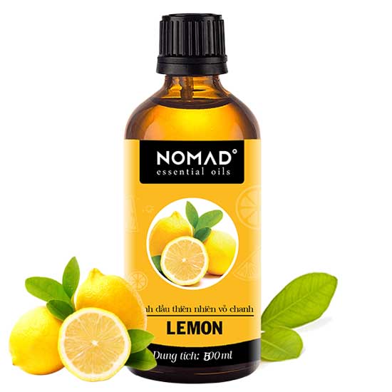 Tinh Dầu Vỏ Chanh Nguyên Chất Nomad Essential Oils Lemon