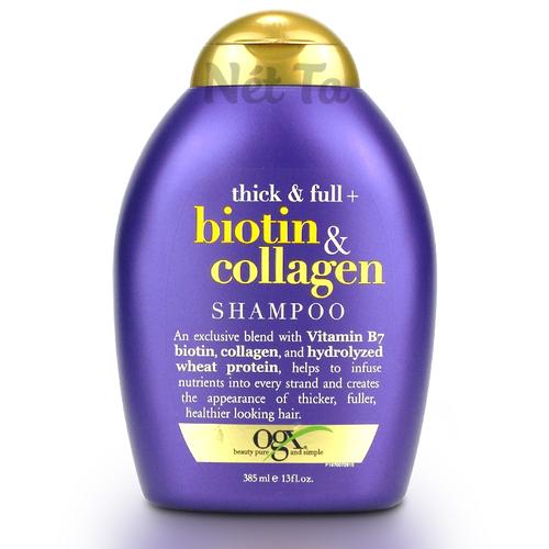 Dầu gội Ngăn ngừa rụng tóc OgX Biotin & Collagen 385ml