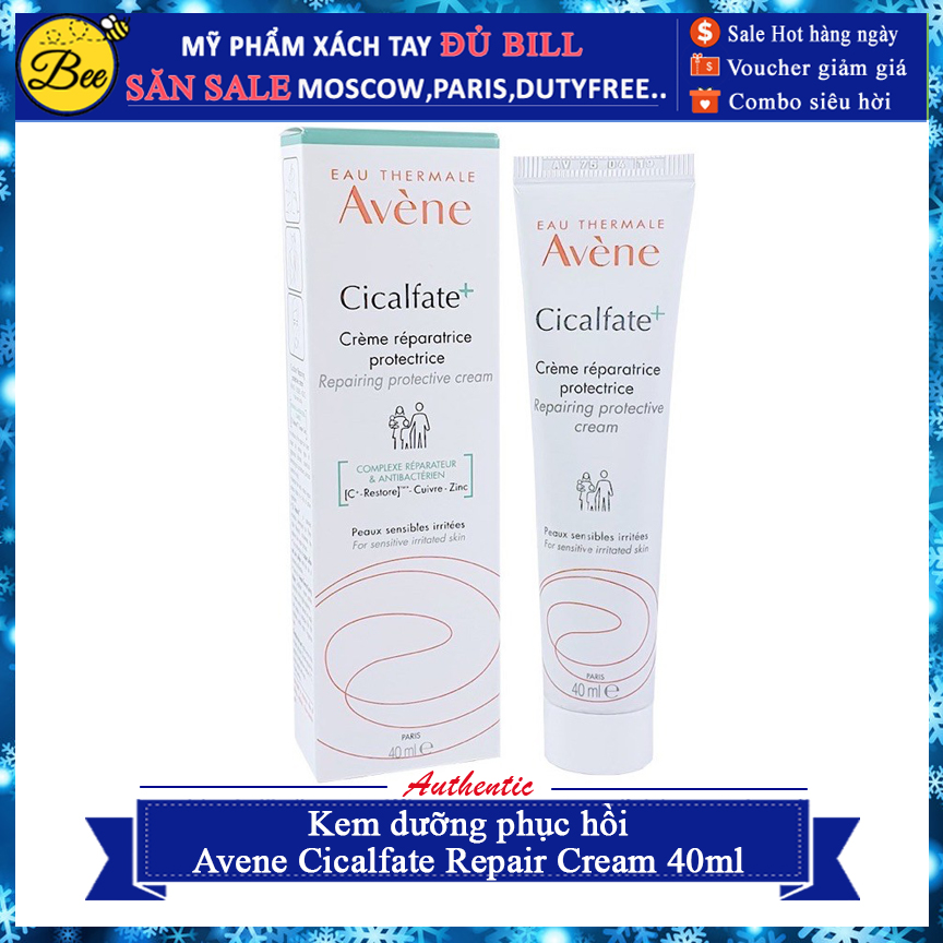 Kem dưỡng phục hồi Avene Cicalfate Repair Cream 40ml