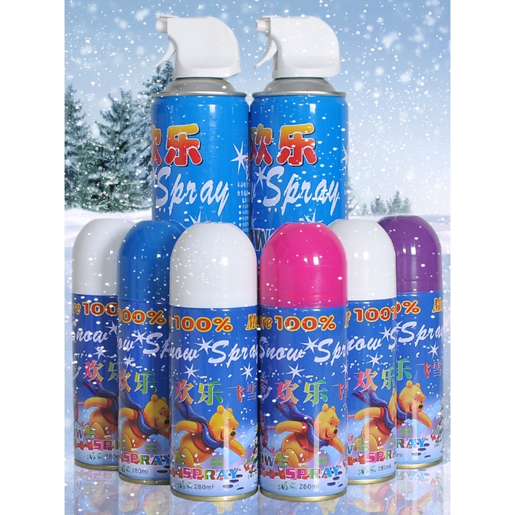 Đồ chơi sinh nhật bình xịt tuyết tuyết tan,xịt dây sinh nhật