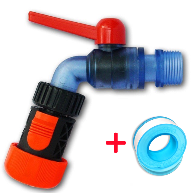 Vòi nhựa CK-Green Power phi 21 có đầu nối nhanh nhập khẩu từ Thái Lan tặng kèm cuộn keo lụa Tombo