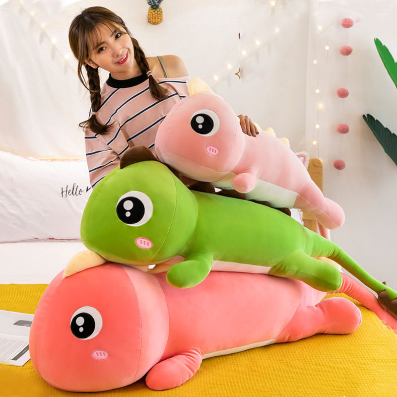 Gấu bông khủng long, khủng long đuôi tim siêu cute, ngộ nghĩnh mềm mịn