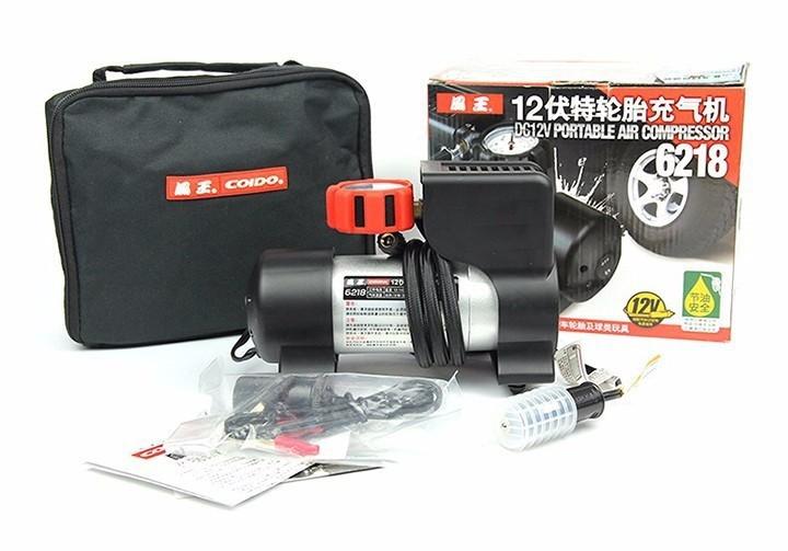 Bơm lốp xe ô tô coido 6218