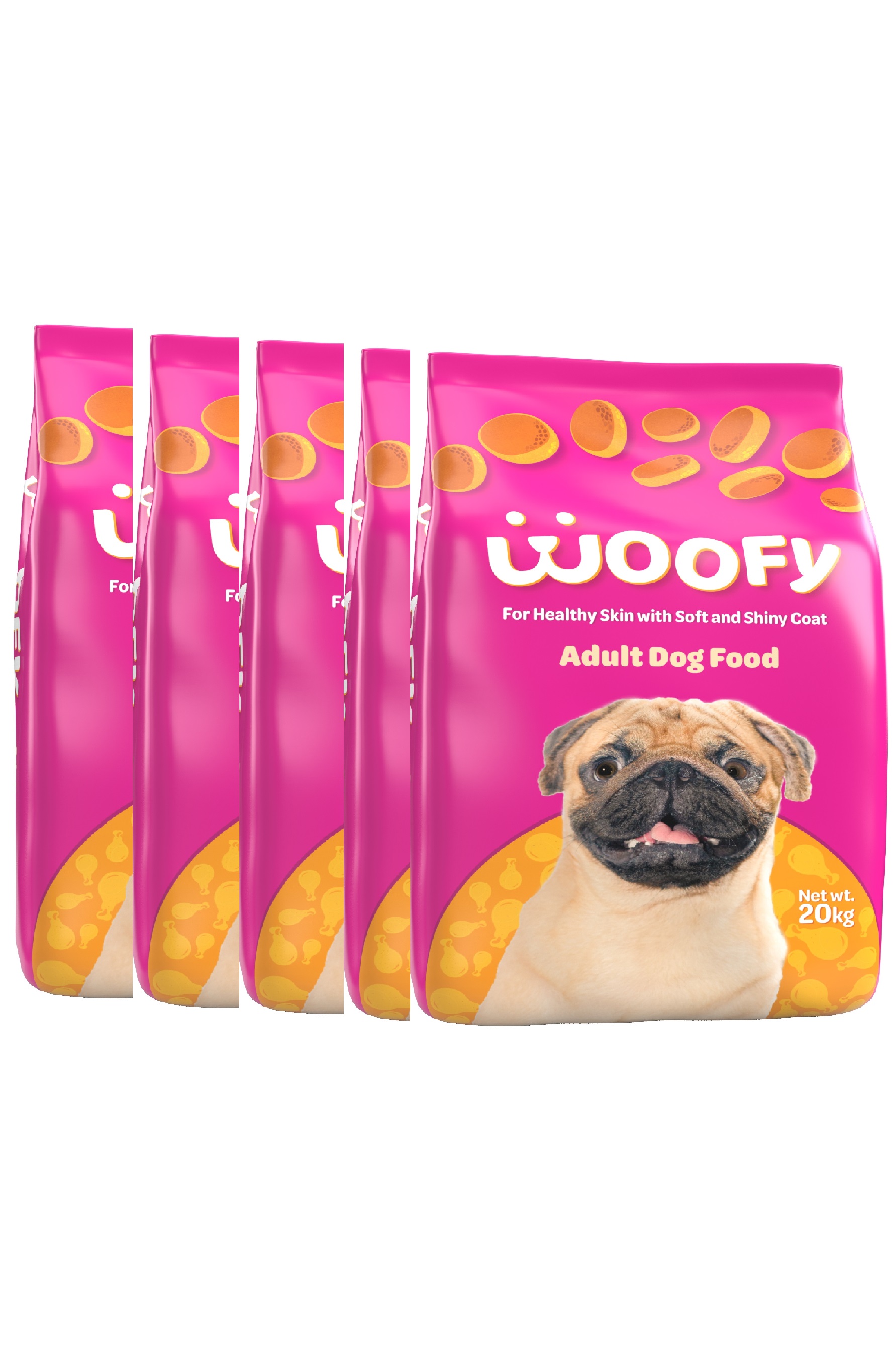 Thức ăn hạt cho chó trưởng thành woofy gói 500g - philippines