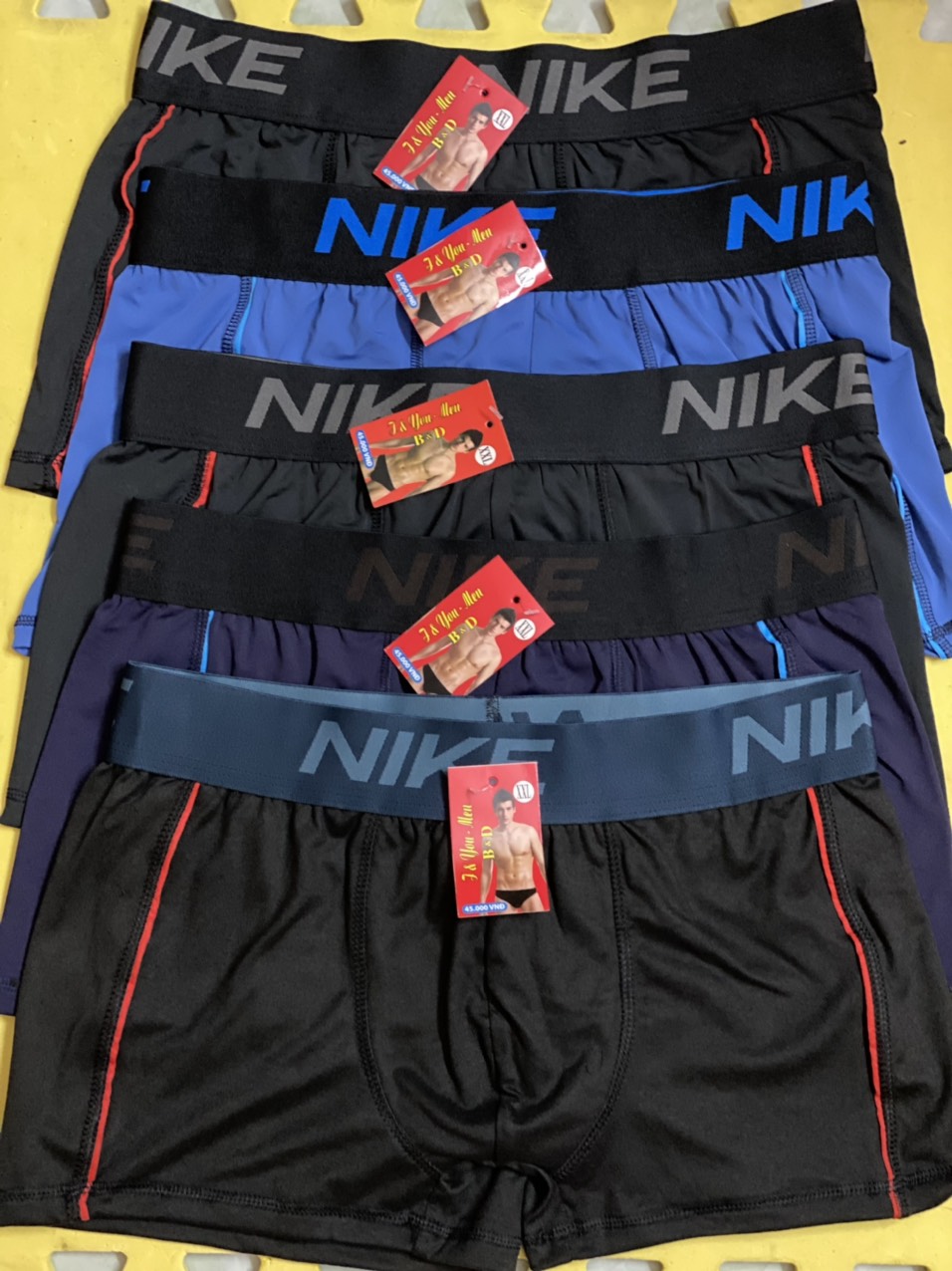 Combo 5 Quần Lót Nam boxer Thun Lạnh | Lưng Thái | vải thun lạnh 4 chiều cao cấp | đồ lót | quần xì đùi | xịp, sịp đùi nam