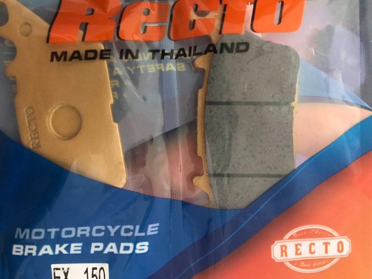 Bộ bố thắng đĩa trươc Recto cho Exciter 150