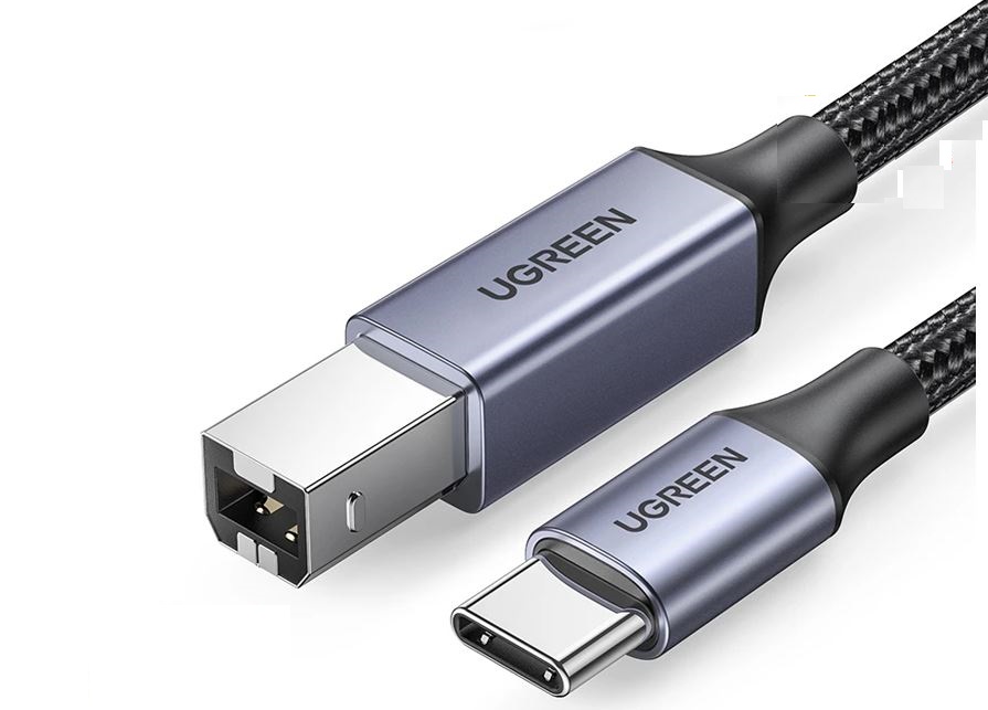 Cáp usb-c sang usb-b máy in dài 3m ugreen 80808