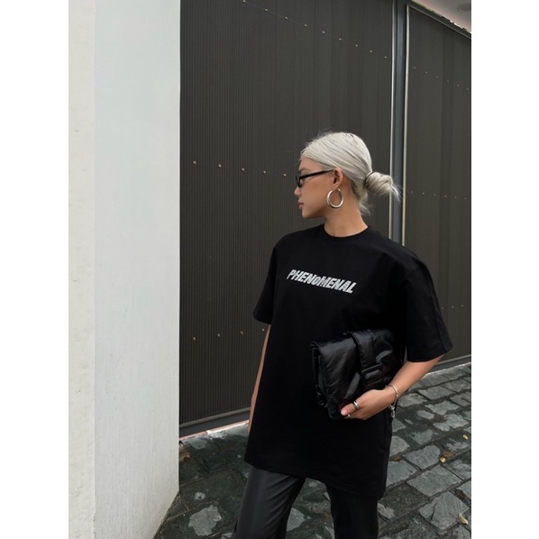 Pheno black gemstones - áo thun đính đá unisex phenomenal