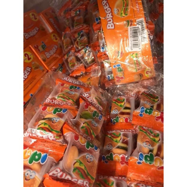 Kẹo dẻo Yupi Burger 60 viên