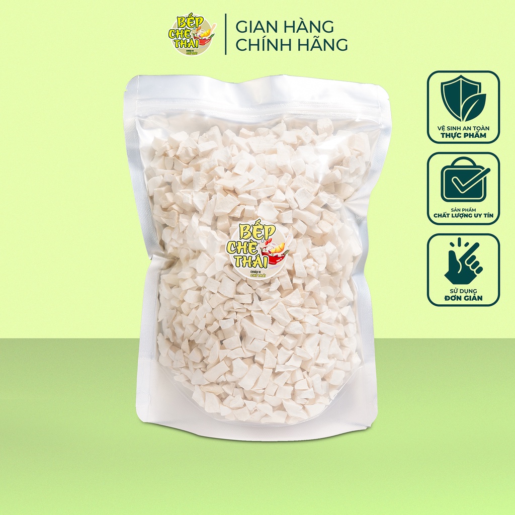 Cùi bưởi sấy khô an giang đã qua khử đắng - túi 500gr - Bếp Chè Thái