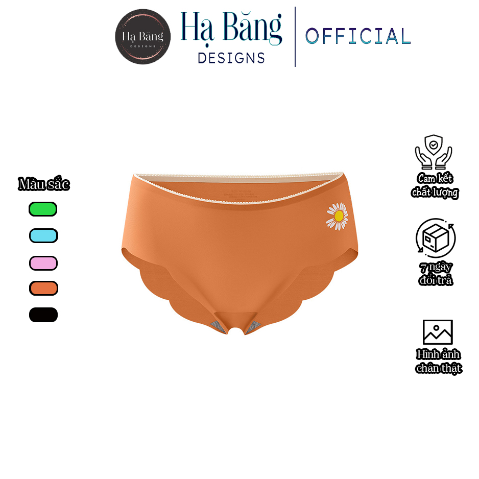 Quần lót nữ Hạ Băng Designs vải thun lạnh thấm mồ hôi kháng khuẩn thoáng khí sexy - Hoa Cúc