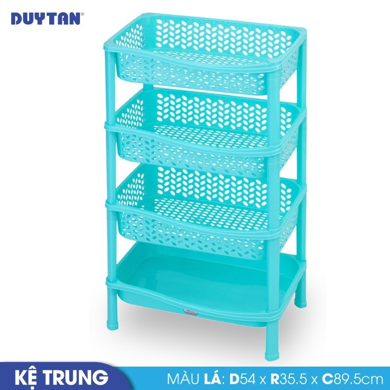 Kệ trung nhựa duy tân 4 ngăn - 66418 - giao màu ngẫu nhiên